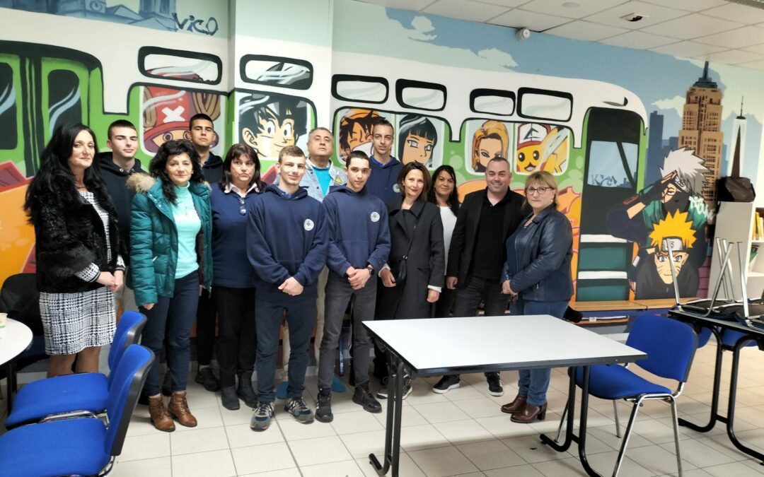 Visite des élèves du lycée de Gabrovo (Bulgarie)