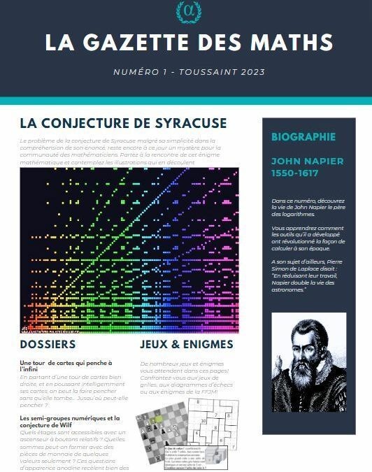 2023 – 2024 : La Gazette des Maths